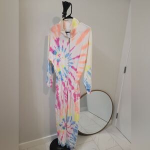 JLo's Lezat Tie-Dye Women's Jumpsuit Medium